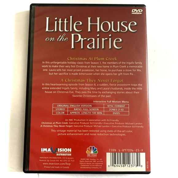 Little House On The Prairie Christmas Double Feature DVD - Picture 2 of 3